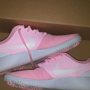 Dress shoes and sneakers